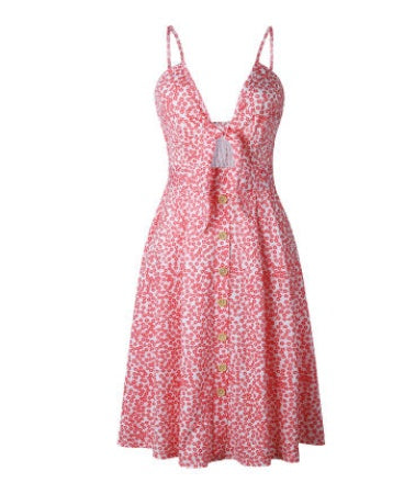 Elegant Sleeveless Summer Dress - Backless