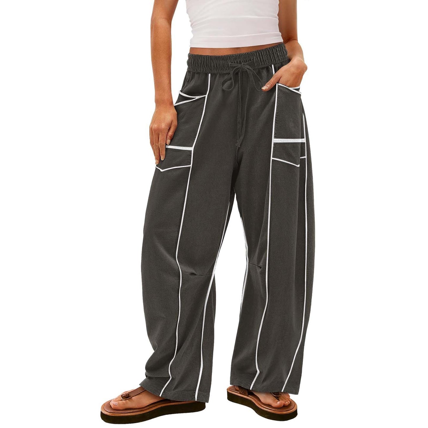 Women's Drawstring Sweatpants with Pockets