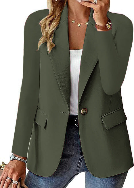 Jackets & Blazers Women's Professional Blazer - Long Sleeve Casual Cardigan Jacket