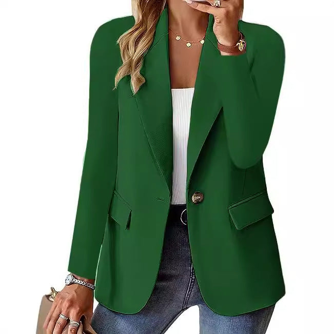 Jackets & Blazers Women's Professional Blazer - Long Sleeve Casual Cardigan Jacket