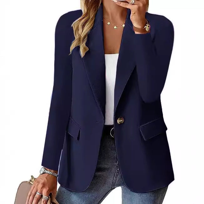 Jackets & Blazers Women's Professional Blazer - Long Sleeve Casual Cardigan Jacket