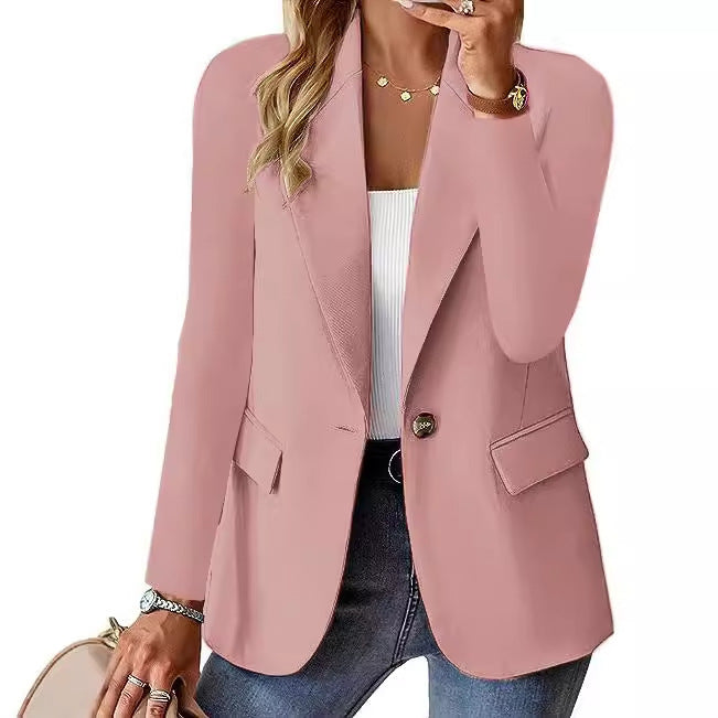 Jackets & Blazers Women's Professional Blazer - Long Sleeve Casual Cardigan Jacket