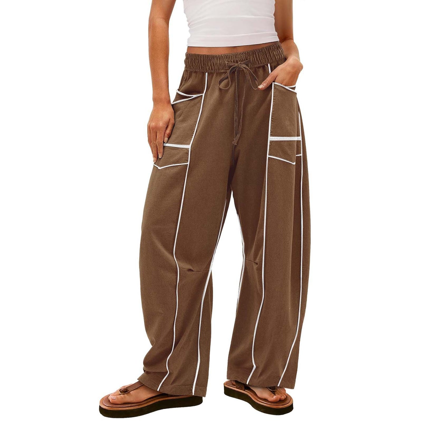 Women's Drawstring Sweatpants with Pockets