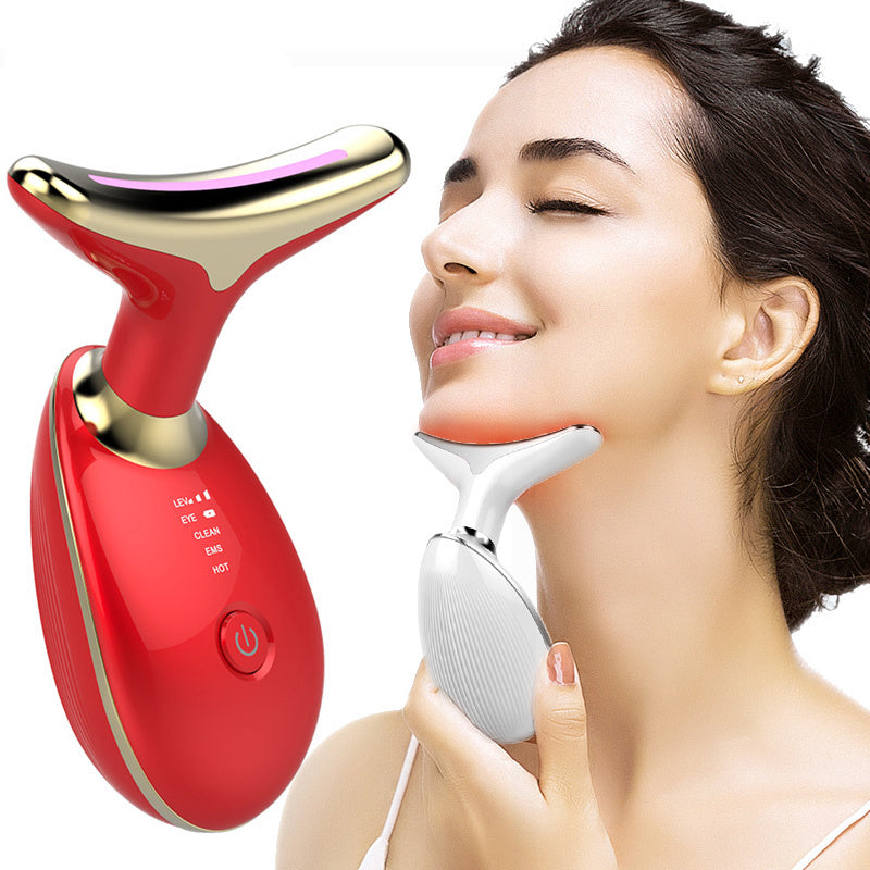 EMS Thermal Neck Lifting And Tighten Massager (Microcurrent Wrinkle Remover)