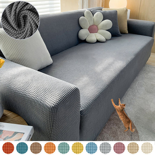 Waterproof Sofa Cover - Polar Fleece Slipcover for 1-4 Seat Sofas
