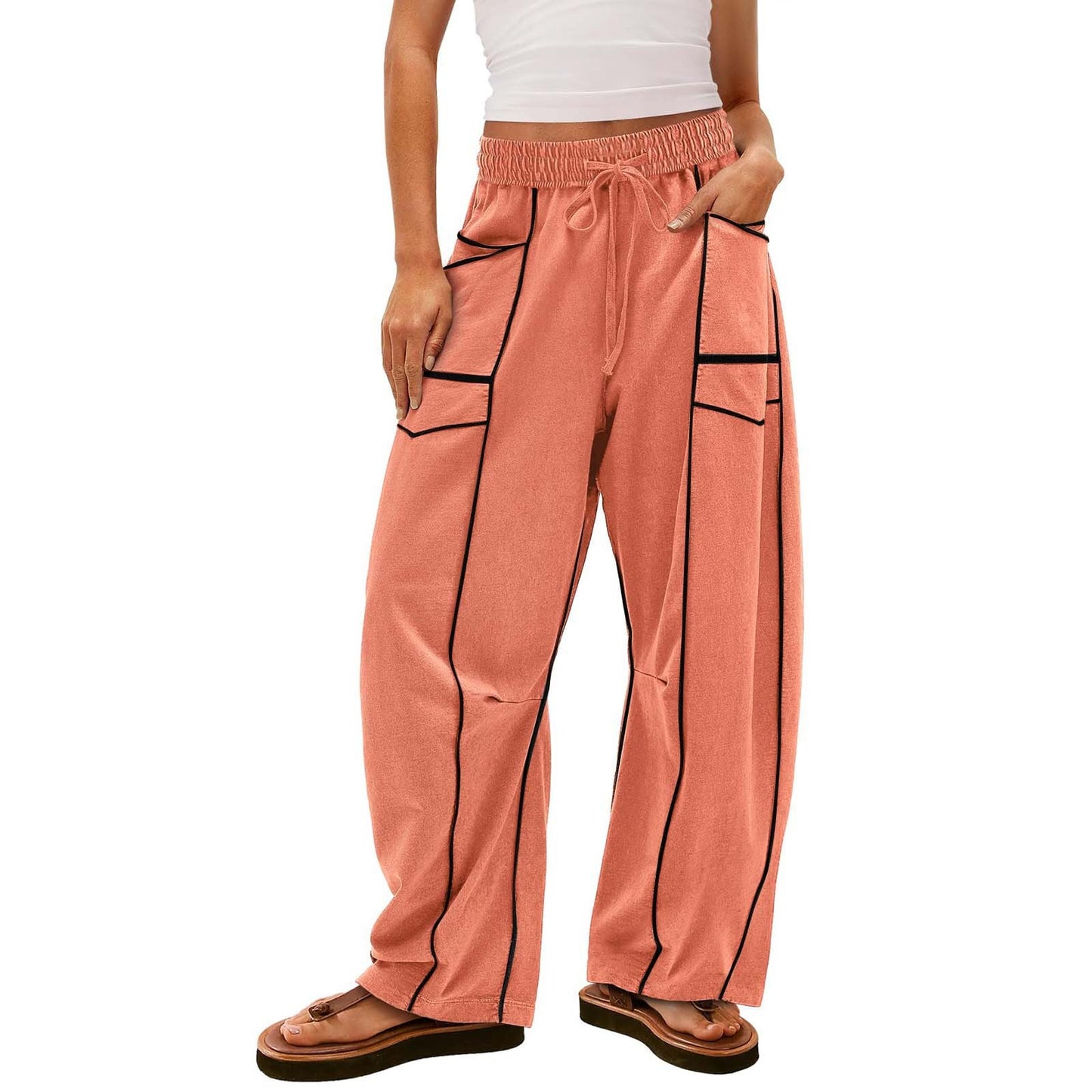 Women's Drawstring Sweatpants with Pockets