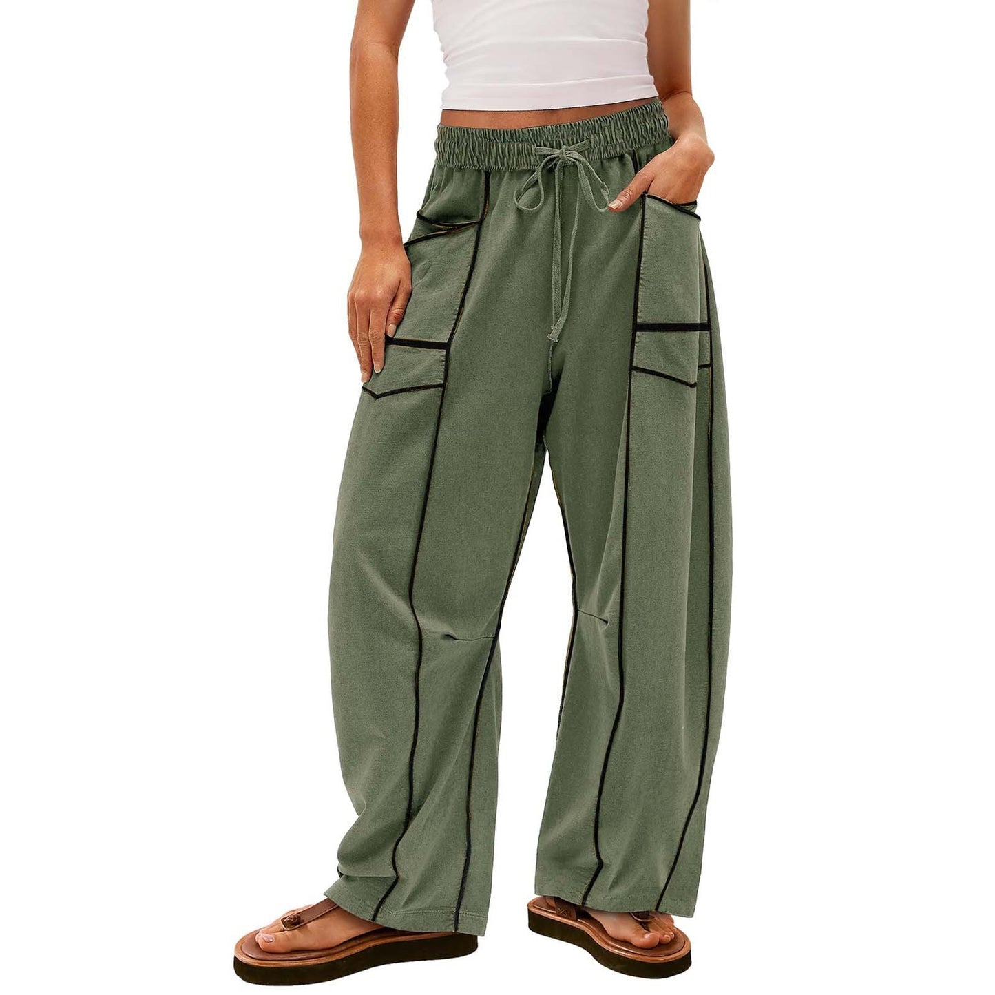 Women's Drawstring Sweatpants with Pockets