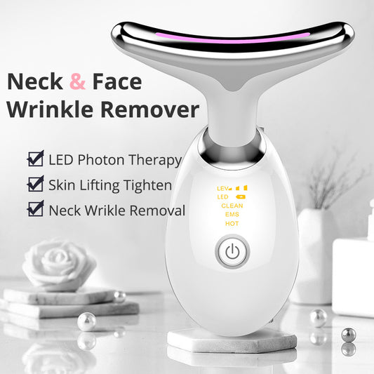 EMS Thermal Neck Lifting And Tighten Massager (Microcurrent Wrinkle Remover)