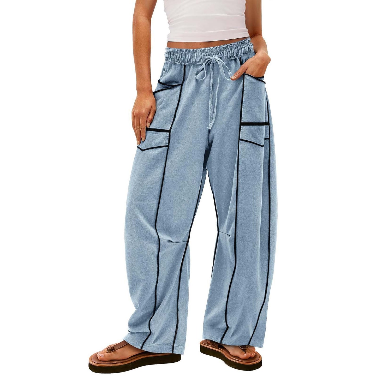 Women's Drawstring Sweatpants with Pockets