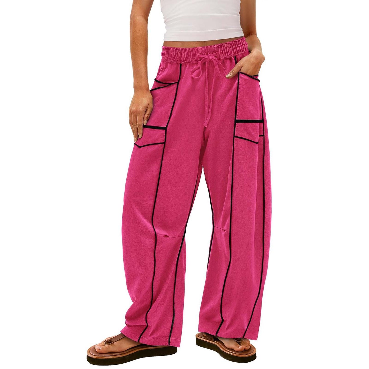 Women's Drawstring Sweatpants with Pockets